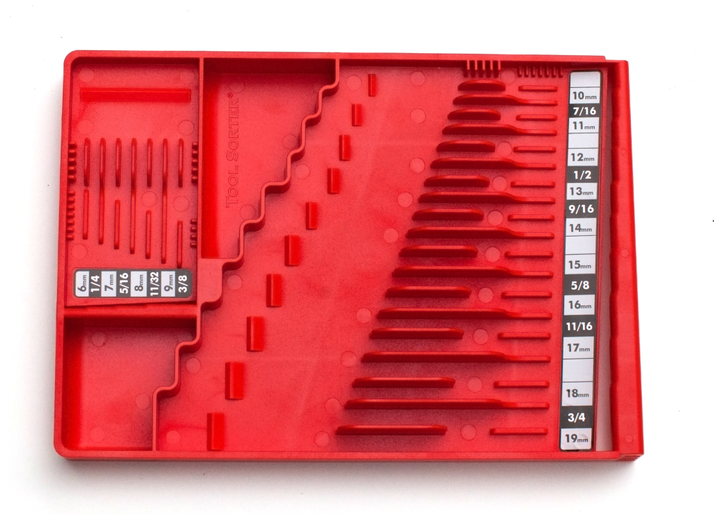 Wrench Organizer for Toolbox | Durable Trays Made in USA | Tool Sorter